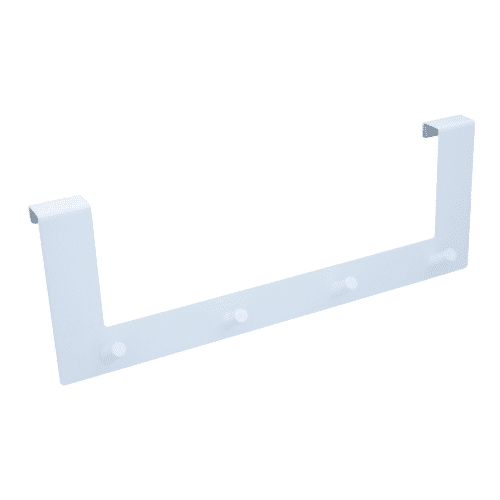 מתלה 4 ווים לדלת לבן