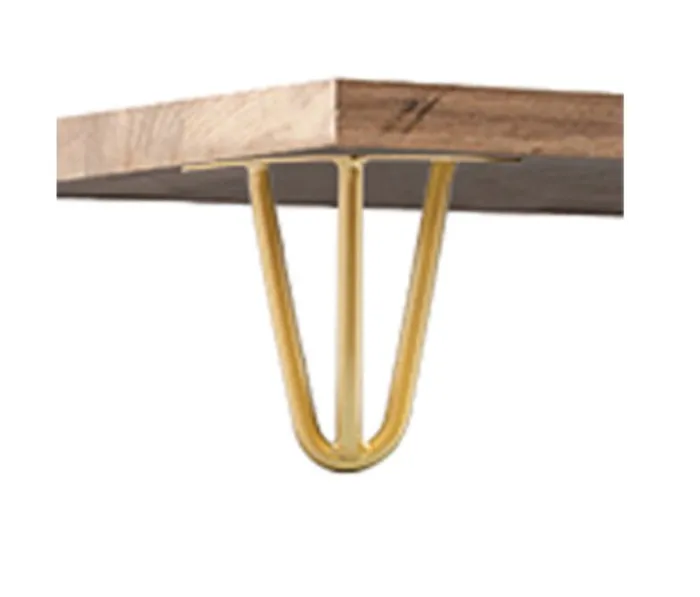 רגל סיכה 15 סמ זהב מט