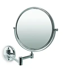 מראה מגדילה 3X לקיר קוטר 200 ממ כרום ניקל