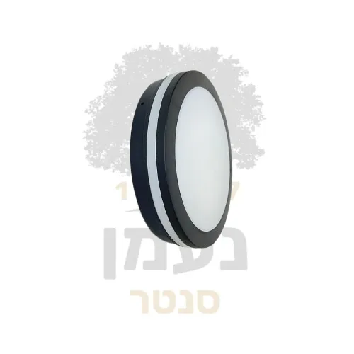 פלפון עגול מוגן מים 30W שחור CCT
