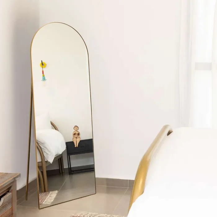 מראת קשת עומדת 60/160 זהב מוברש