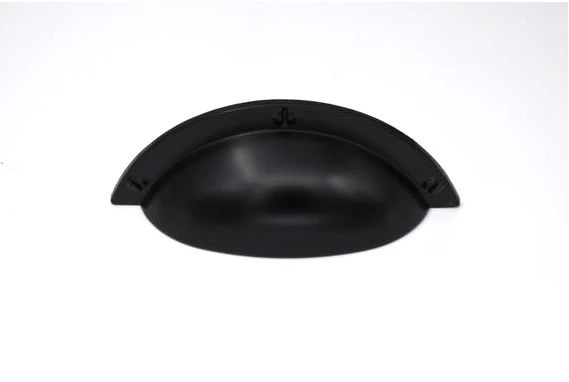 ידית קונכייה 64 ממ שחור מט