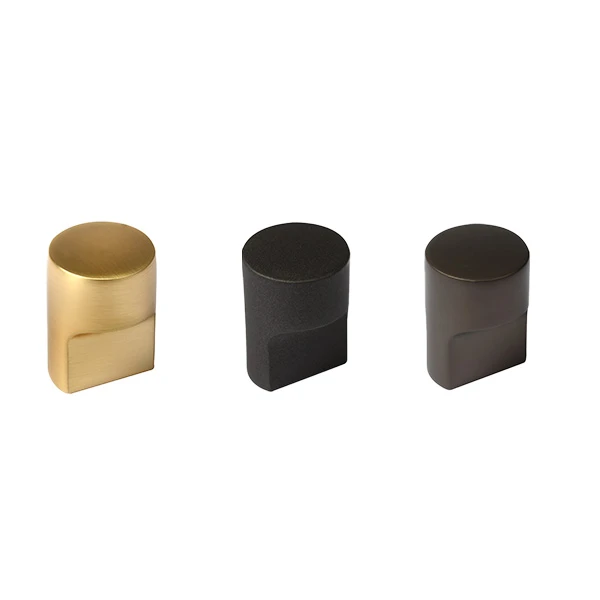 ידית כפתור אצבע - זהב, מט שחור מט, גרפיט