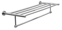 מדף למגבות RONDO ניקל מוברש