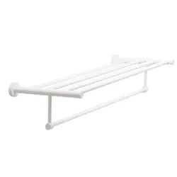 מדף למגבות RONDO לבן