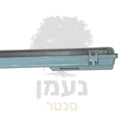 פס לד מוגן 20W×2 אור יום עם רפלקטור + נורות SIGMA