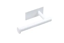 מחזיק נייר טואלט בהדבקה - לבן