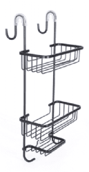 מעמד אלומיניום למקלחון דגם 300437 שחור