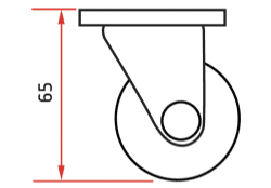 גלגל שקוף + מעצור במידות שונות