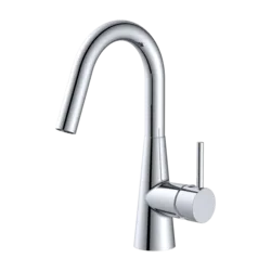 ברז מיקס פרח קצר מהצד כרום YOAM