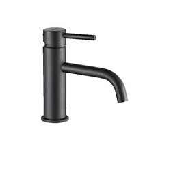 ברז פרח קצר ידית סטיק שחור מט YOAM